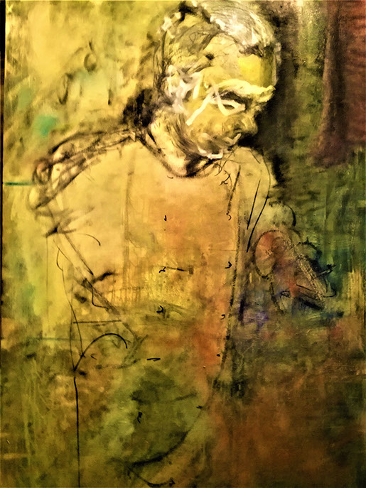 wenn schicken wir Rene. gary hoopengardner. oil painting. 